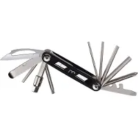 Bbb Cycling MaxiFold M Fietsgereedschap - Gereedschapset met Bandenlichters - Fiets minitools - 13 verschillende functies - BTL-141M
