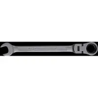 SW-Stahl 03530L-12 Ringratelsleutel 12 mm I Ringsleutel met scharnier I 72 tanden I Steeksleutel met ringratel I Combiratelsleutel SW 12
