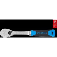 SW-Stahl 06093L omschakelratel 3/8 inch I hoog koppel 440 Nm I fijnvertand met 90 tanden