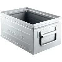 Schäfer Shop stapelbak, 8,5 l, 60 kg, L 330 x B 209 x H 150 mm, staal, elektrolytisch verzinkt