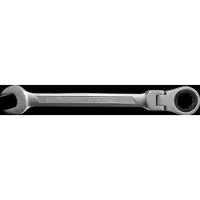 SW-Stahl 03530L-21 Combiratelsleutel 21 mm I Ringsleutel met scharnier I 72 tanden I Steeksleutel met ringratel I Combiratelsleutel SW 21