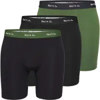 Phil&Co. Boxershorts groen / zwart
