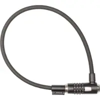 Kryptonite Kryptoflex 1265 kabelslot, zwart, 12 x 650 mm