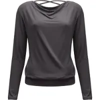 Yogistar Yoga-longsleeve vloeiende shakti "ala" - stonehenge S Loungewear shirt