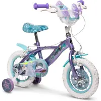 HUFFY Disney Frozen 2 Kinderfiets - Meisjes - 12 inch - Blauw/Paars - Twee handremmen