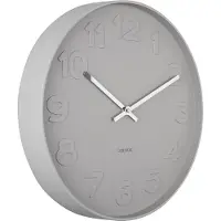 Karlsson wandklok mr. grey numbers warm- Ø37,5cm