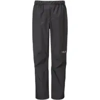 Rab - Women's Downpour Pants - Regenbroek 44 - Regular, zwart