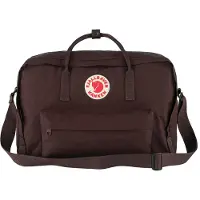 Fjällräven Weekendtas 'Kanken' bordeaux / bloedrood / wit