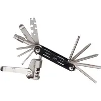 Bbb Cycling MaxiFold L Fietsgereedschap - Gereedschapset met Bandenlichters - Fiets minitools - 18 verschillende functies - BTL-141L