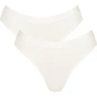 Sloggi GO Casual High leg 2P Dames Onderbroek - SILK WHITE - Maat XL