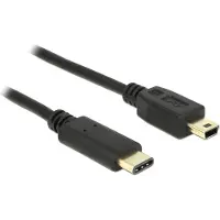 DeLOCK - USB-C Male naar USB 2.0 Mini Male - 1 m