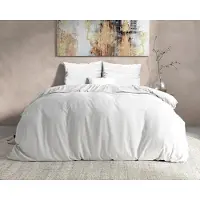 Dreamhouse dekbedovertrek Mendez - wit - flanel - 240x220