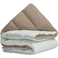 Sleeptime 2 in 1 Omkeerbare Dekbed - Dekbed zonder Overtrek - 240x200 - Taupe/Grijs