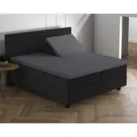 Dreamhouse Splittopper hoeslaken - dubbel jersey - antraciet - 160x200/220 cm