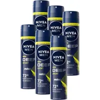 Nivea 6x Deodorant Spray Deep Sport 150 Ml