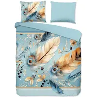 Pure dekbedovertrek Wizz - blauw - Microvezel - 200x220