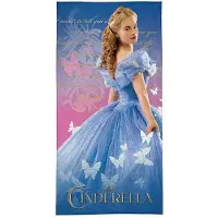 Disney Strandlaken Cinderella - katoen - 70x140 cm