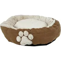 HUGS hondenmand ovaal mocha bruin - 61x61x13 cm