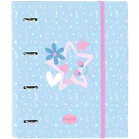 Safta Ringmap BlackFit8 Smile Blauw Roze 27 x 32 x 3.5 cm