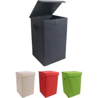 VCM Wasmand Stoffen wasbox Waskist Wasbox Stoffen box Deksel Dreso M