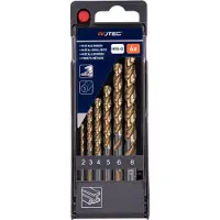 Rotec Spiraalborenset | 107 | DIN 338 | Type UNI-X | 6-dlg | ø2-8 - 900.1027
