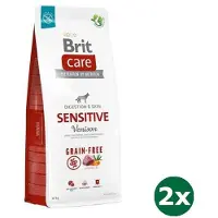 Brit 2x12 kg care sensitive grainfree hondenvoer