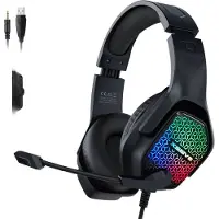 Xssive GH4 Gaming Headset - 7.1 Virtual Surround Sound - Noise Cancelling Microfoon - RGB Verlichting - Geschikt voor PC, PS4, PS5, Xbox, Switch