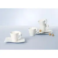 Villeroy Boch Koffiekop met schotelje Villeroy &amp; Boch NewWave Caffe, 140 ml