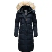 MARIKOO Wintermantel 'Schneesternchen' navy
