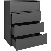 Vicco Ruben Dressoir – 48 x 101.6 cm met 4 laden Antraciet