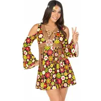 Leg avenue 2PC.Starflower Hippie cold sho Multicolor Kleur