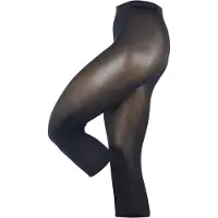 Esprit Cotton Capri eenkleurig katoen legging dames blauw - maat 38-40