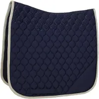 Kentucky Horsewear Horsewear - Zadeldoek softshell onion quilt dressuur marine-beige