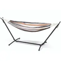 Rijoka Hangmat Met Standaard - Draagkracht 150kg - 275x100x110cm