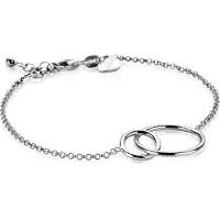 Zinzi zilveren armband ronde vormen 16-19cm ZIA1278