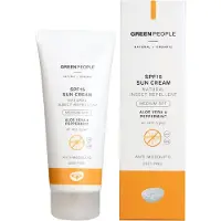 Green People Suncream natural insect repellent SFP15 100 ml