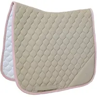 Kentucky Horsewear Horsewear - Zadeldoek softshell onion quilt Dressuur beige-oude roos