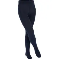 Esprit Foot Logo versterkt slijtvast katoen panty kinderen blauw - maat 122-128