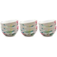 Pip studio Blushing Birds Kommen - Ontbijtkom - Ronde schaaltjes - Servies set van 6 - 12cm