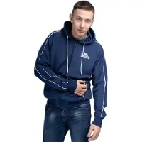 Lonsdale Sweatvest 'Achavanich' navy / wit
