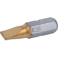 Ks Tools 911.2621 Gleuf-bit 4 mm Gereedschapsstaal Titanium gecoat C 6.3 5 stuk(s)