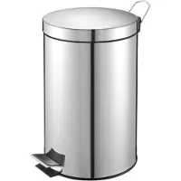 EKO Pedaalemmer 12 Liter Chroom