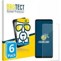 BROTECT Screenprotector 6 Stuks voor Sony Xperia 1 VII Beschermglas transparant