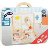 Small Foot - Houten Dokter en Tandarts 2in1 Set in Koffer