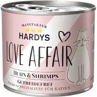 Hardys Love Affair kip met garnalen natvoer kat (blik) 24 x 200 g