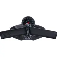 BBB Cycling AirWave Fietspomp met Drukmeter - Vloerpomp Racefiets en Mountainbike - Voetpomp Fiets 9 Bar - Zwart - BFP-20