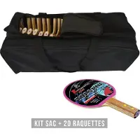 Sporti France Racketset (tas + 20 Rackets) Topspin