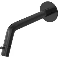 Hotbath Buddy Fonteinkraan - uitloop 18.6cm - inbouw - inkortbaar Geborsteld zwart PVD UW001MBP