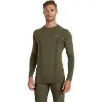 Falke Wool-Tech Longsleeve Thermoshirt Heren Olive M