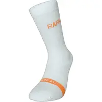 Rafal Mercoux Unisex Sokken Wit/Koraal || Maat: 43-46